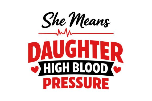 Daughter Stress Heartbeat Graphic Design