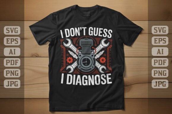I Don't Guess I Diagnose T-shirt Design