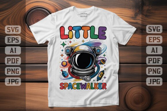 Little Spacewalker Cute Astronaut Theme