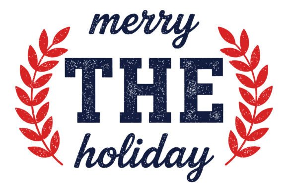 Merry the Holiday Christmas Design