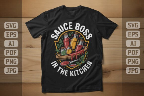Sauce Boss in the Kitchen Chef Design