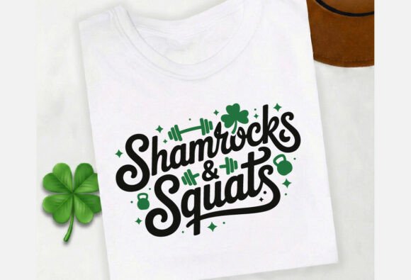 Shamrocks Squats St Patrick’s Day PNG
