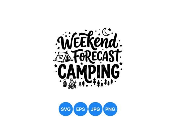 Weekend Camping Forecast Design